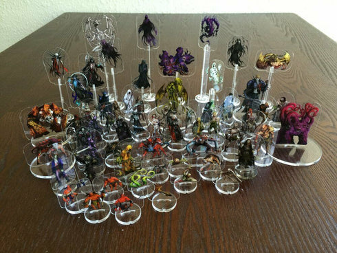 Arcknight Flat Plastic Miniatures - Ancient Evil Set - 62 2D Minis